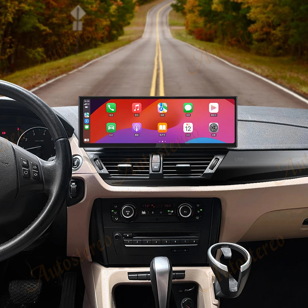 ID8 14.9 Inch Android 14 Carplay For BMW X1 E84 2009-2015 Car Multimedia Player GPS Naviga