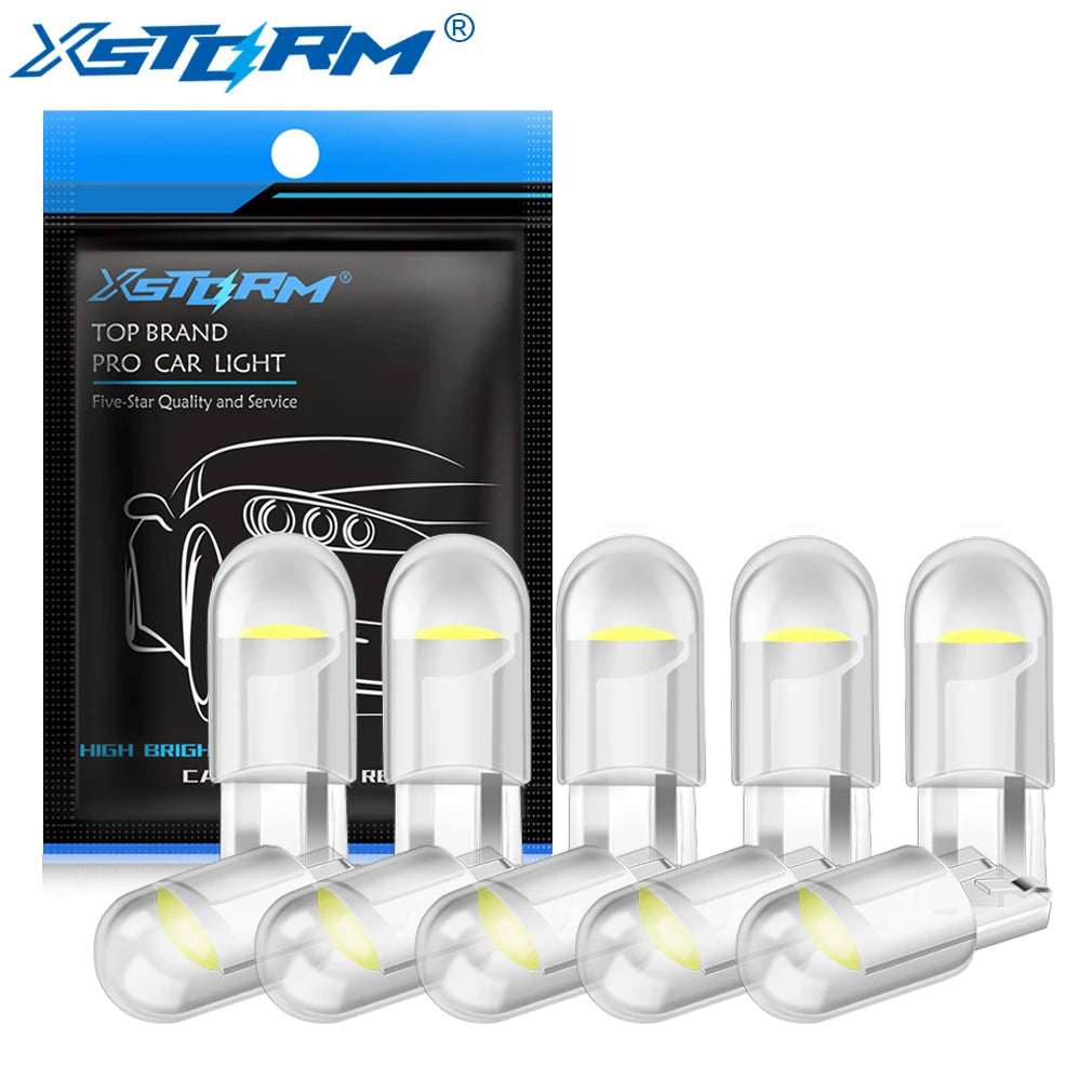 10-Piece LED Interior Light Kit for WY5W W5W T10 - Canbus Error-Free Interior Bulbs