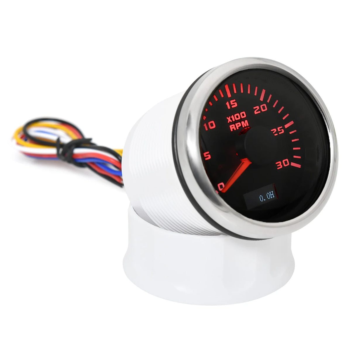 HD 0~3000 RPM 4000RPM 7000RPM 8000RPM 52mm Tachometer +Tacho Sensor Car Marine Outboard Diesel E - Automotive LED Light