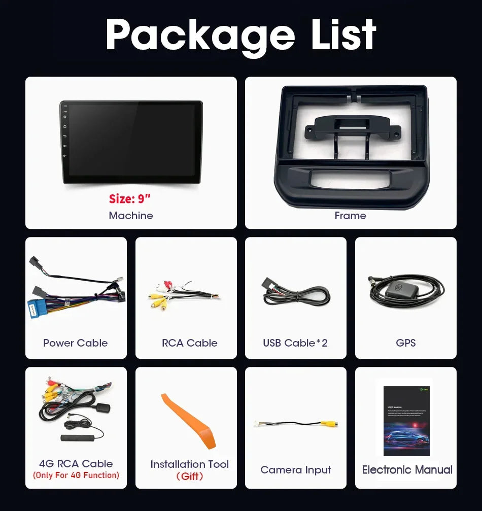 For Suzuki Celerio 2014-2023 Android 14 Radio Multimedia 5G GPS Navigation 2 Din Carplay S