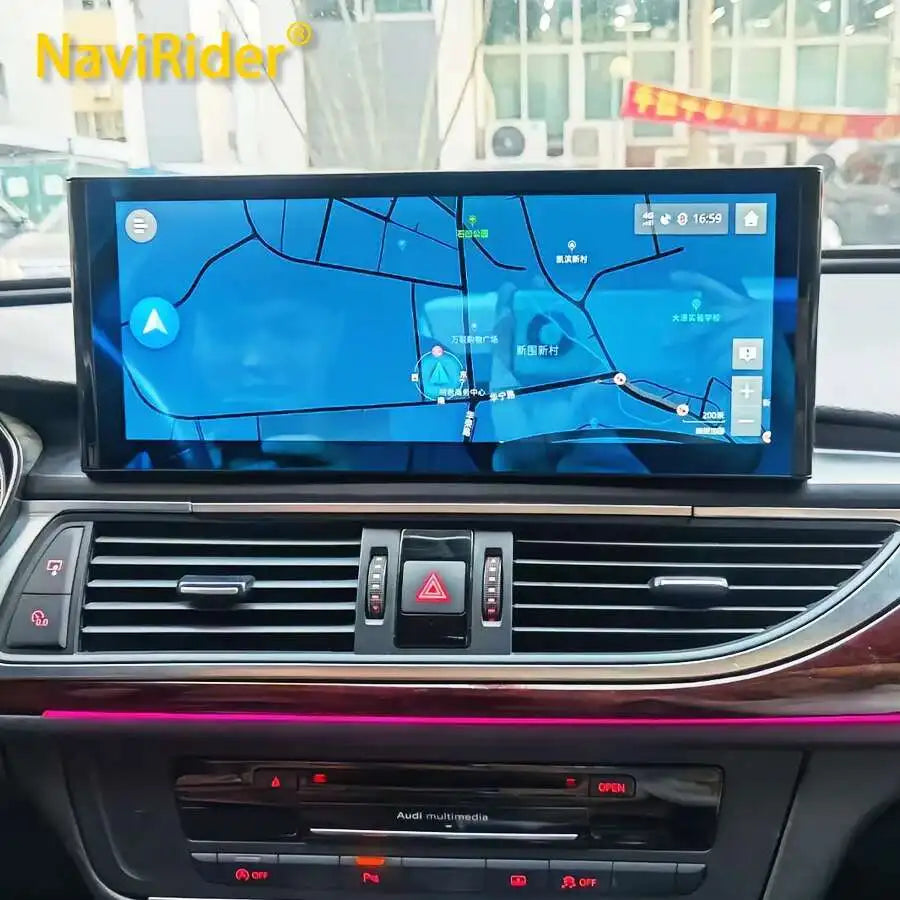 For AUDI A6 A7 2009-2018 Android 13 Car Radio Multimedia Video Player Stereo 4G GPS Naviga