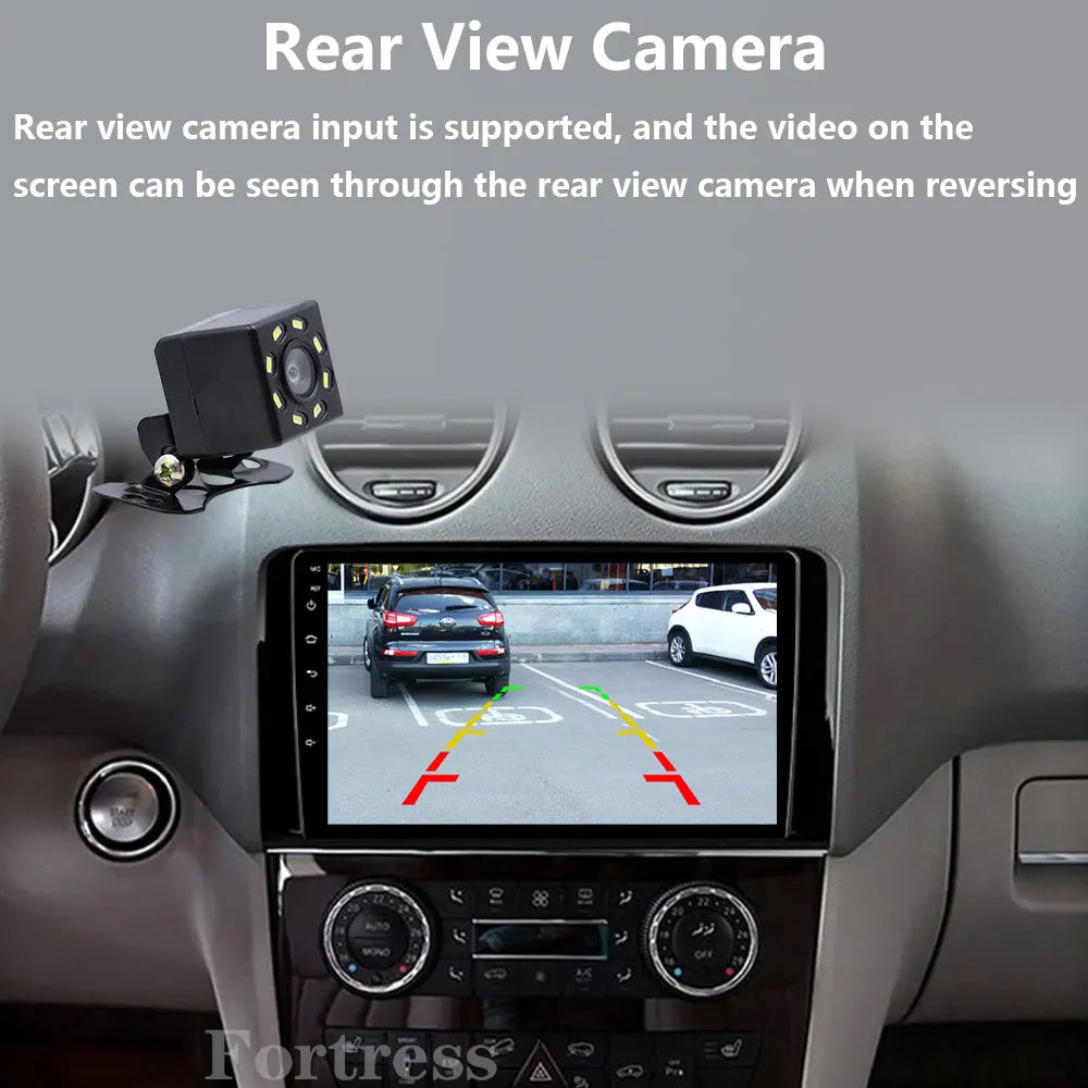 Android 16 For Benz GL ML W164 ML350 ML500 X164 2005-2012 2K QLED Android Car Radio Multim