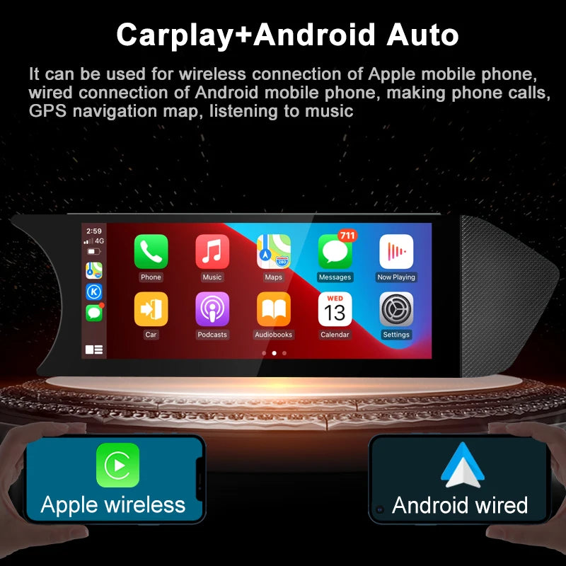 For Mercedes Benz C Class W204 S204 2011-2014 NTG4.5 8.8 inch Screen Android14 Auto Radio