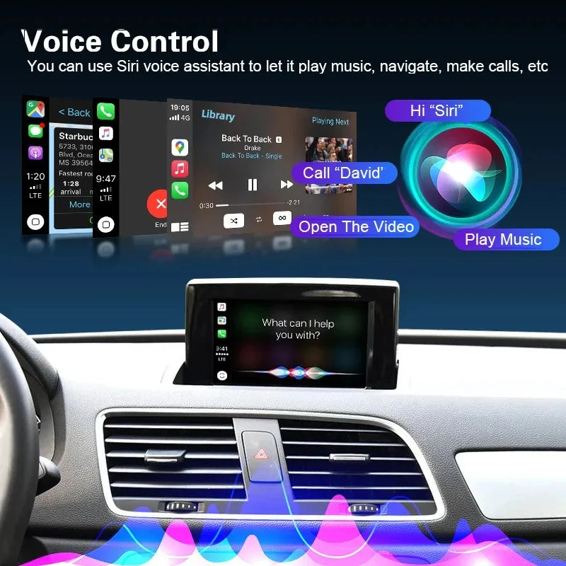 Wireless CarPlay for Audi A1 Q3 2012-2018 RMC/HN Android Auto Interface, with Mirror Link