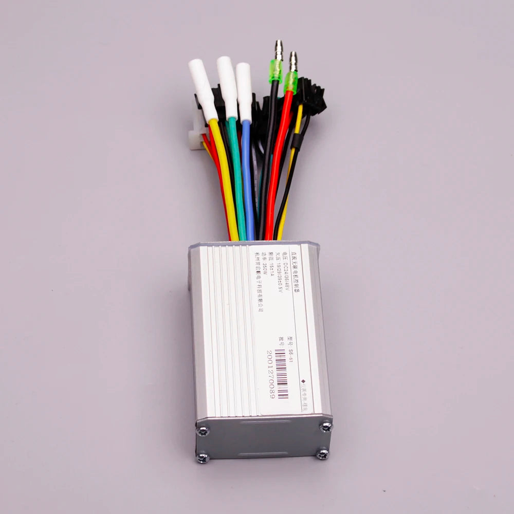 Waterproof Electric Bike Controller 24V‑48V 250W/350W Brushless Controller with LCD Display Pane - Automotive LED Light