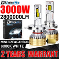 3000W H7 H4 Car LED Headlight Canbus 9054 CSP Chips H1 H8 H9 H11 9005 HB3 9006 HB4 H1 Auto