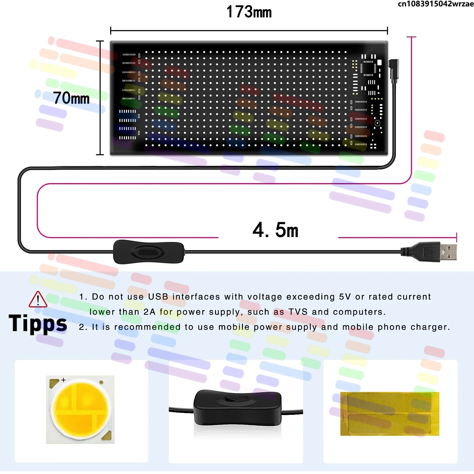AI Voice Function LED Logo APP LED Matrix Pixel Panel Night Light DIY Programmable Flexibl | AUTOKITSHOP