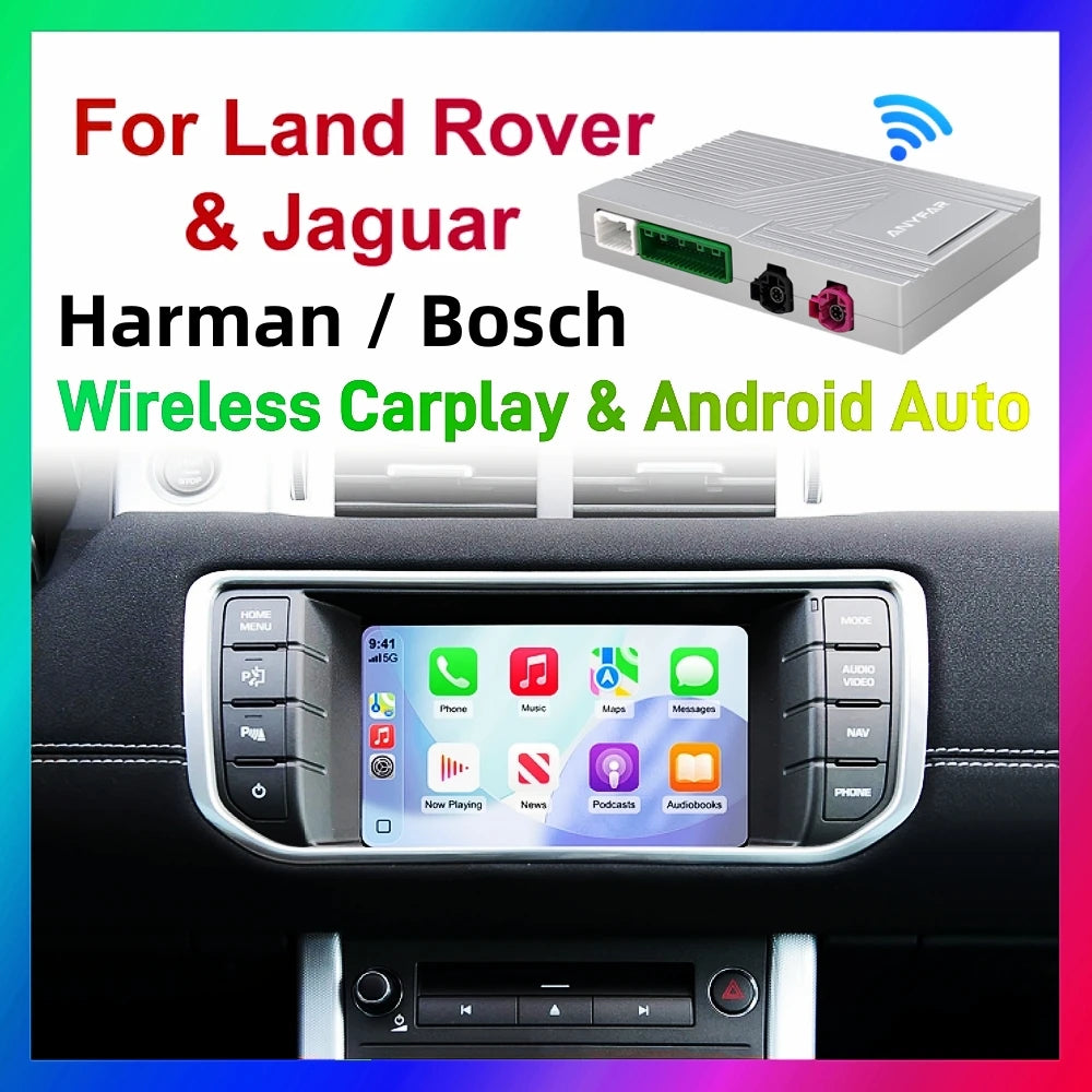 Android Auto Wireless Carplay For Land Rover/Jaguar/Range Rover/Evoque/Discovery 2012-2018 | AUTOKITSHOP