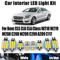LED Interior Light Kit for Mercedes Benz CLS CLK CLA Class W218 W219 W208 C208 W209 C209 A209 C117 Reading Map Bulbs ...