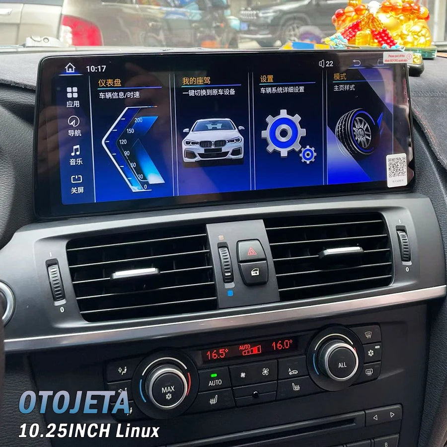 10.25inch Carplay Android Auto Screen For BMW X3 E83 2006- 2010 Car Display Video Vi Link