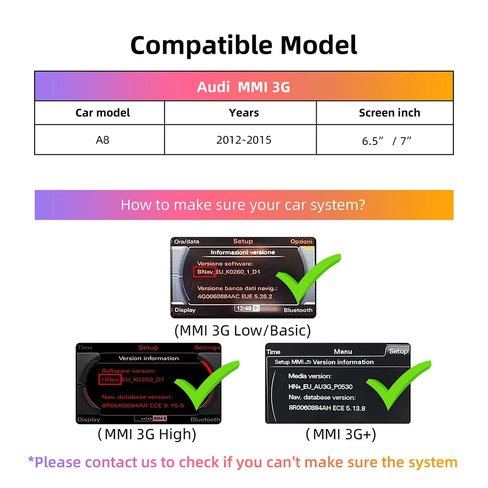ANYFAR Wireless CarPlay Android Auto Interface Adapter Box For Audi A8 2010-2017 Mirror Li | AUTOKITSHOP