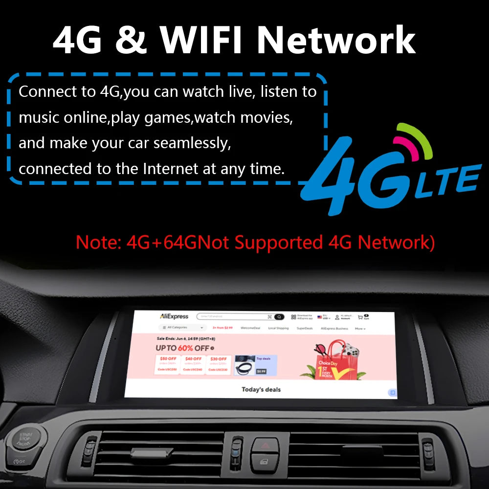 10.25inch Android For BMW 5 Series F10 F11 2011 - 2017 Car Radio Multimedia Player GPS Nav