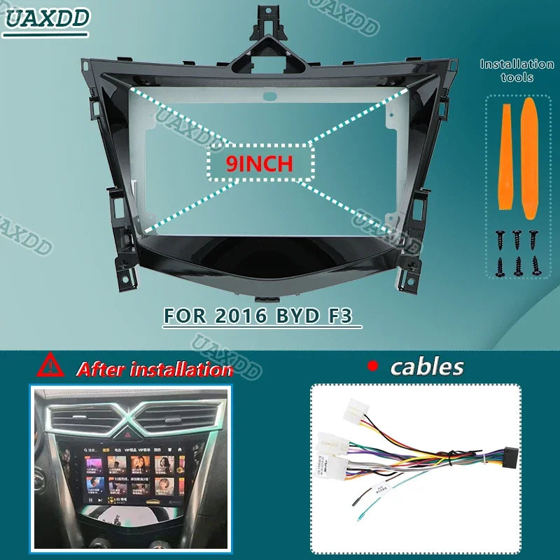 FOR 2016 BYD F3 9INCH Car Radio Android DVD MP5 Stereo audio screen multimedia video GPS p
