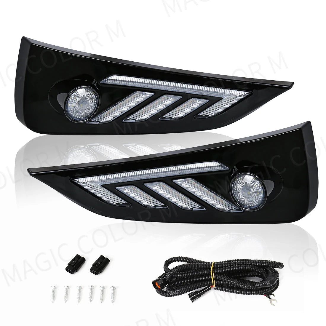 For MG MG5 2021 2022 Morris Garages LED Daytime Running Lights DRL Fog Lamps Turn Signal W | AUTOKITSHOP