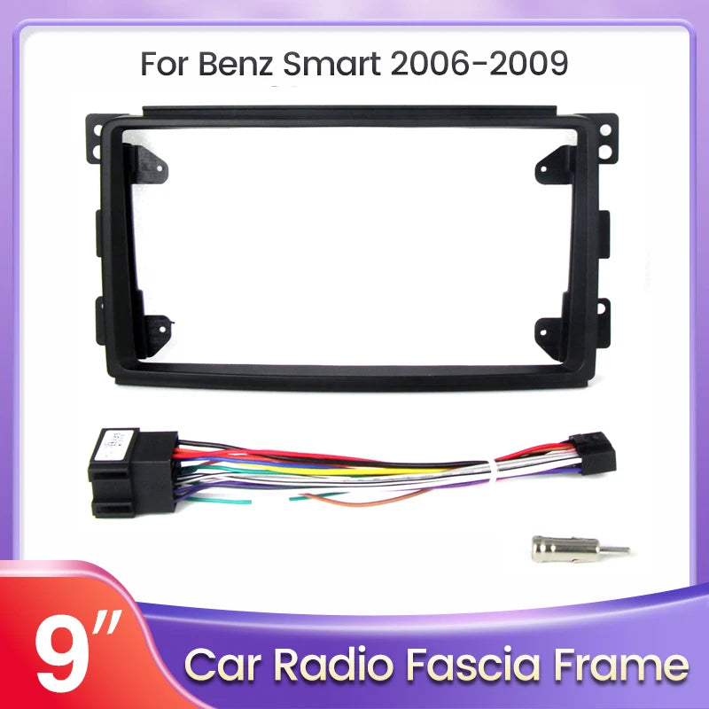 9" Frame Cable for Mercedes Benz Smart Fortwo W451 2005 - 2010 Car Radio Swc Adapter Multi | AUTOKITSHOP