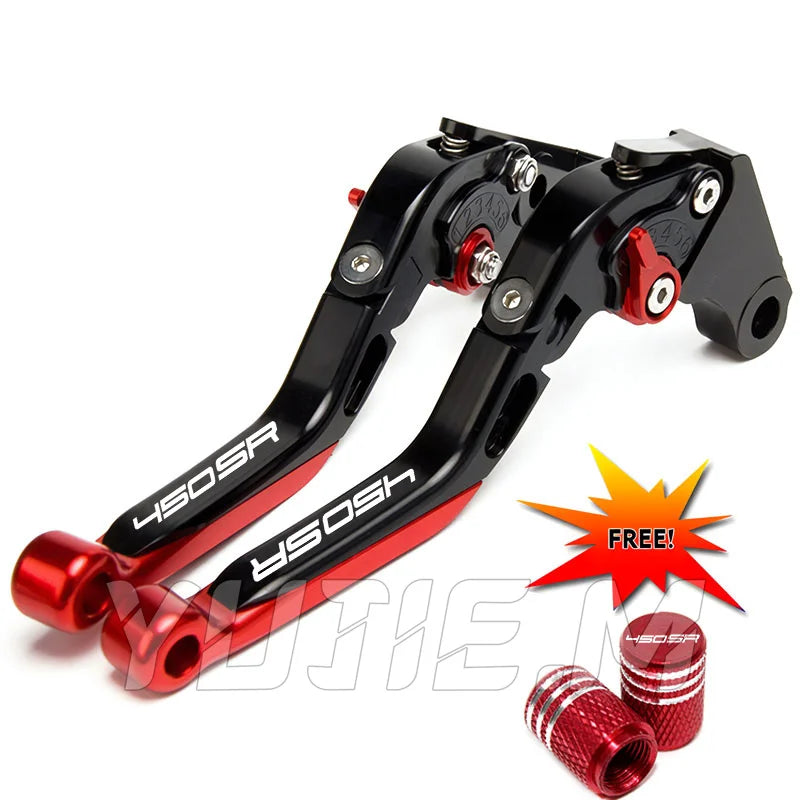 For 450SR 450SS 450SRS 2022-Present motorcycle Clutch Lever Brake Lever Set Adjustable Folding H - Automotive LED Light