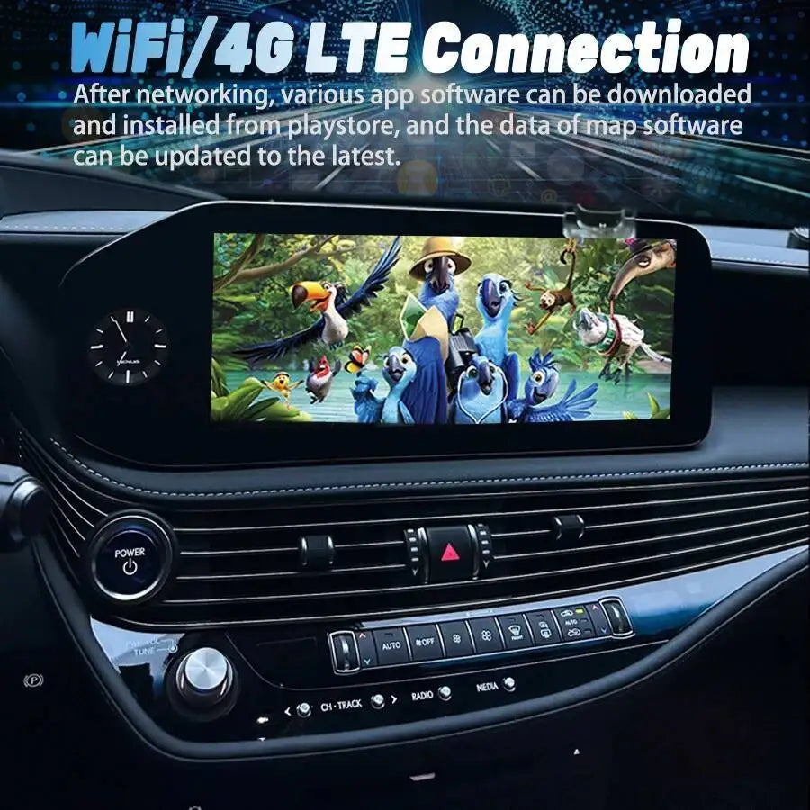 Android 15 Stereo For LEXUS LS LS500 2018-2024 CarPlay Car Multimedia Video Player 12.3''