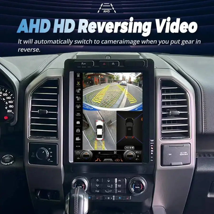 12.1" Screen Android Head Unit For Ford F150 F250 2015-2019 Car Radio Multimedia Player Ca