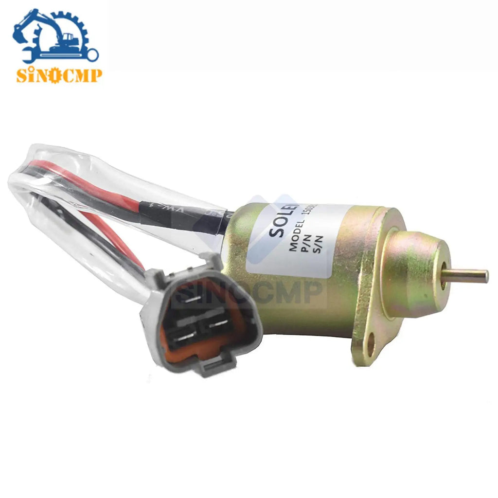 12V Fuel Shut Down Solenoid Valve 1503ES-12S5SUC12S For Yanmar JOHN DEERE KUBOTA Excavator