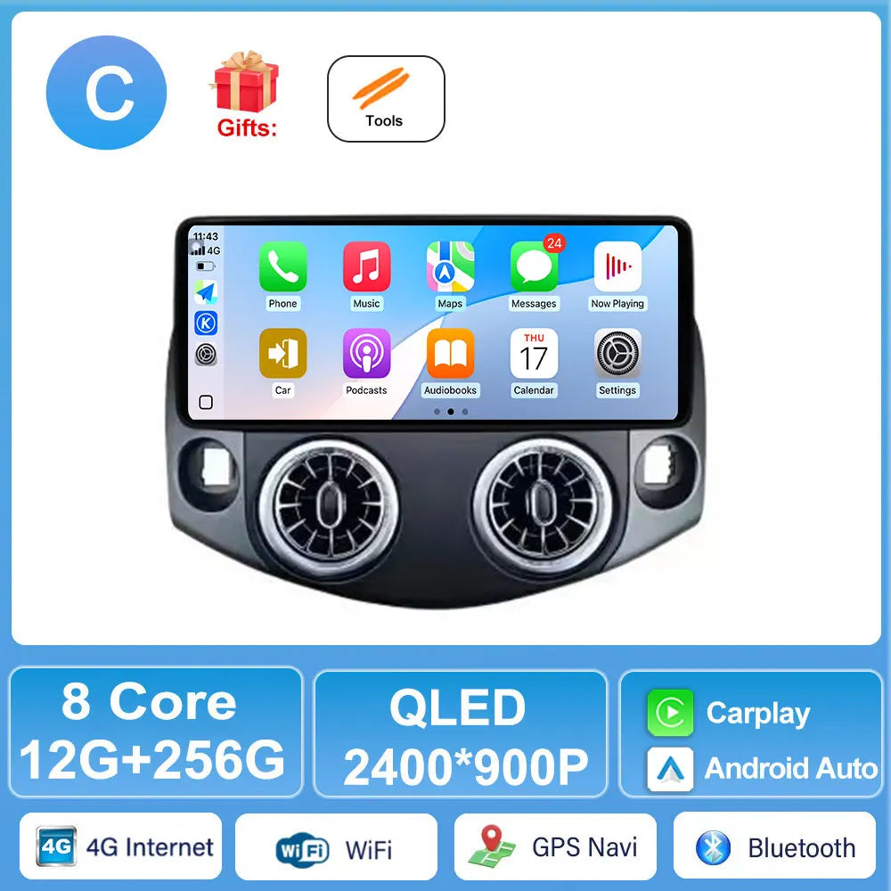 Car Stereo Radio for Toyota RAV4 2007-2011 Android Navigation CarPlay 2DIN | AUTOKITSHOP