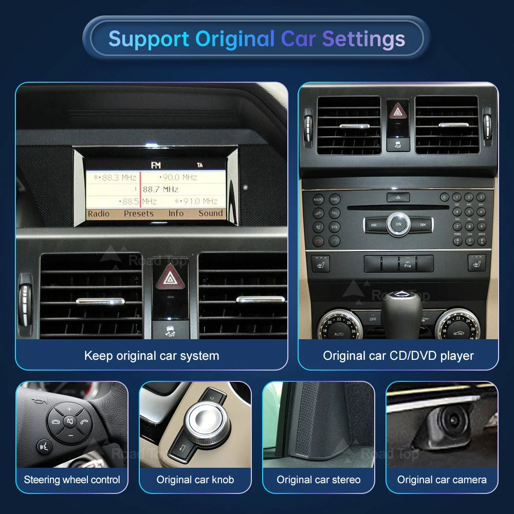 10.25'' 12.3''Multimedia Display For Benz GLK 2008-2012 NTG4.0 LHD Touch Screen Wireless C | AUTOKITSHOP