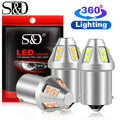 P21W LED 1156 BA15S BAU15S PY21W Bulb 1157 BAY15D P21 5W R5W R10W Auto Lamp 3030 Chips Car