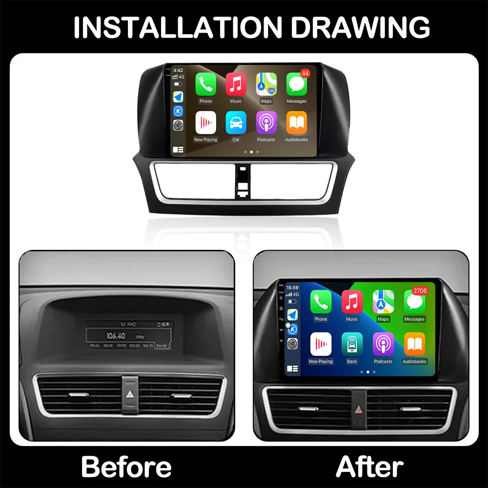 9 Inch Android 16 Car Radio For FAW Besturn X80 2018-2022 Stereo Receiver GPS Navigation D