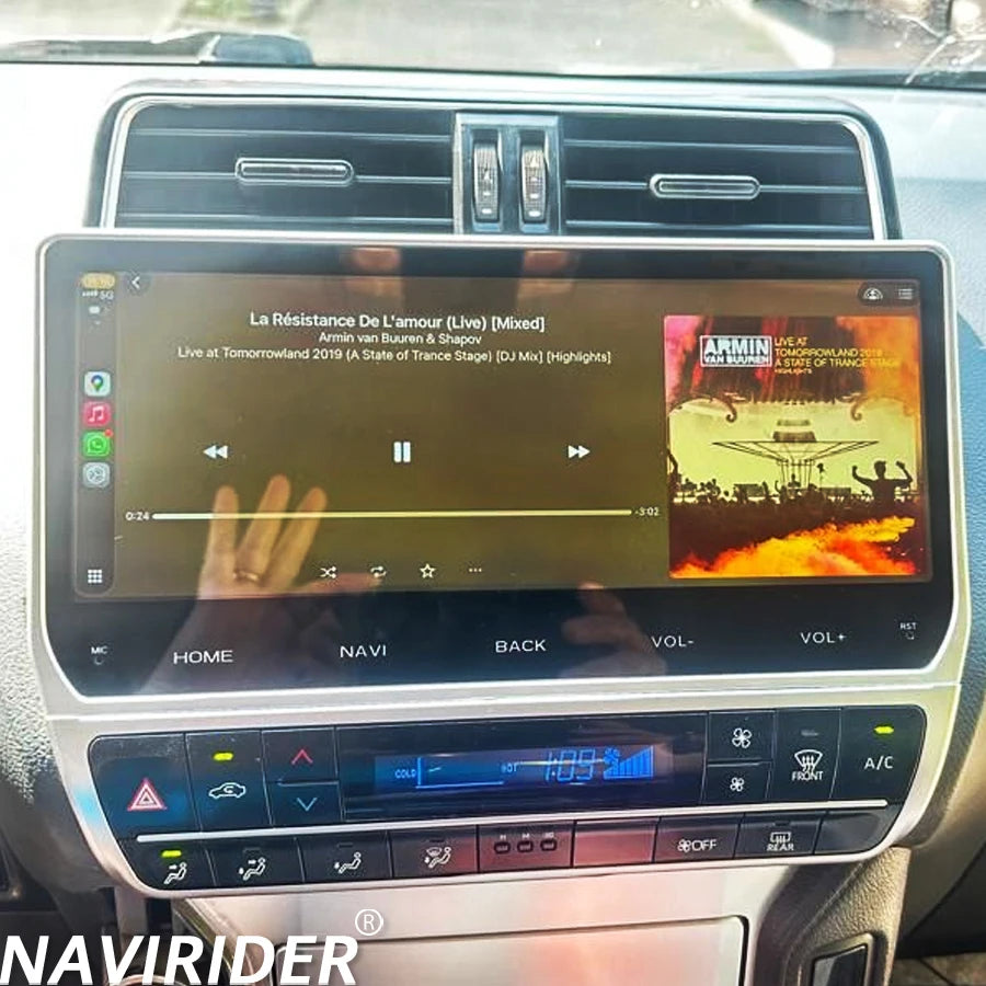 For Toyota Land Cruiser Prado 150 2018 2019 2020 2021-2023 12.3Inch Car Radio Android Mult | AUTOKITSHOP
