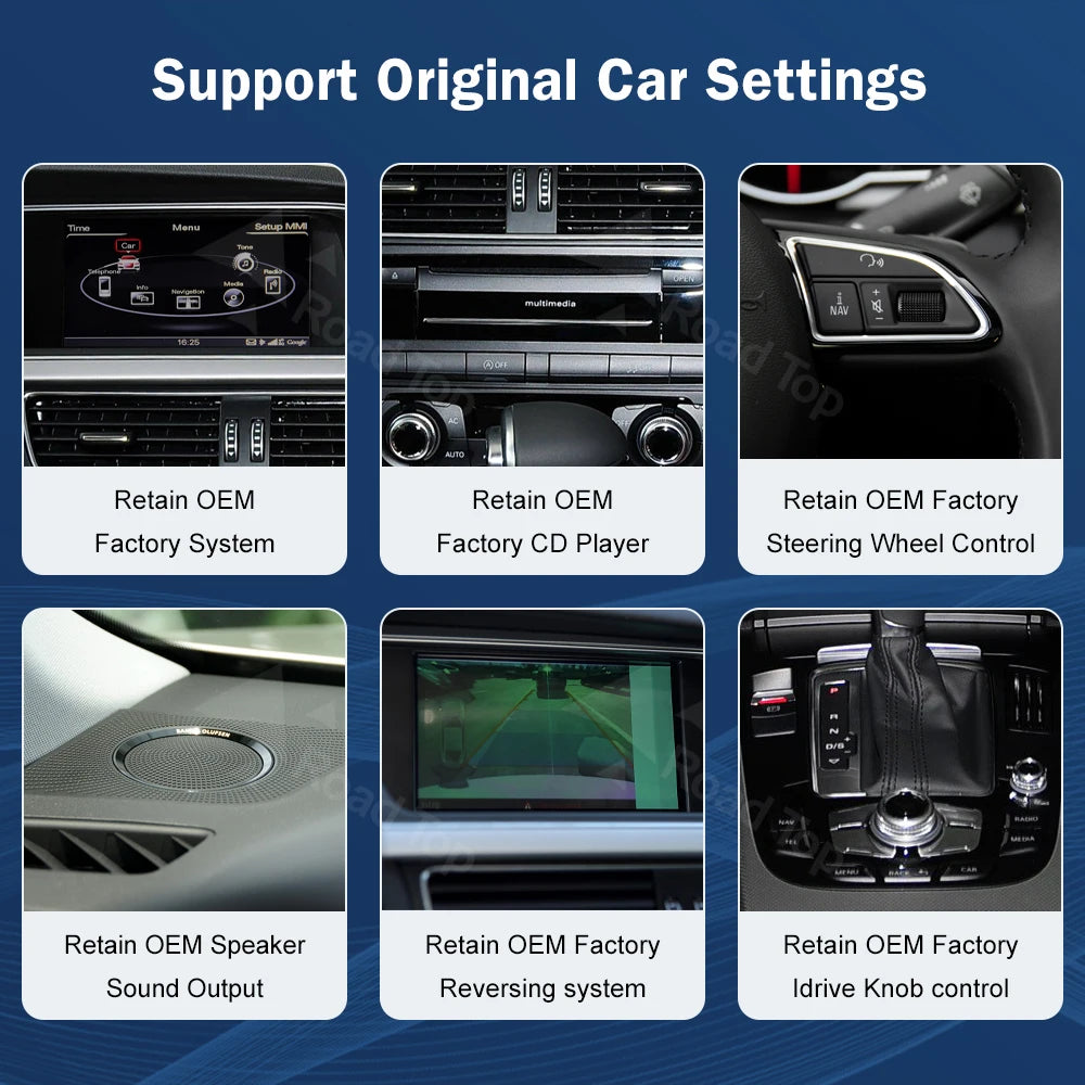 8.9 Inch 12.3"" Multimedia Display Touch Screen For Audi A5 S5 2008-2016 Airplay Miracast  | AUTOKITSHOP