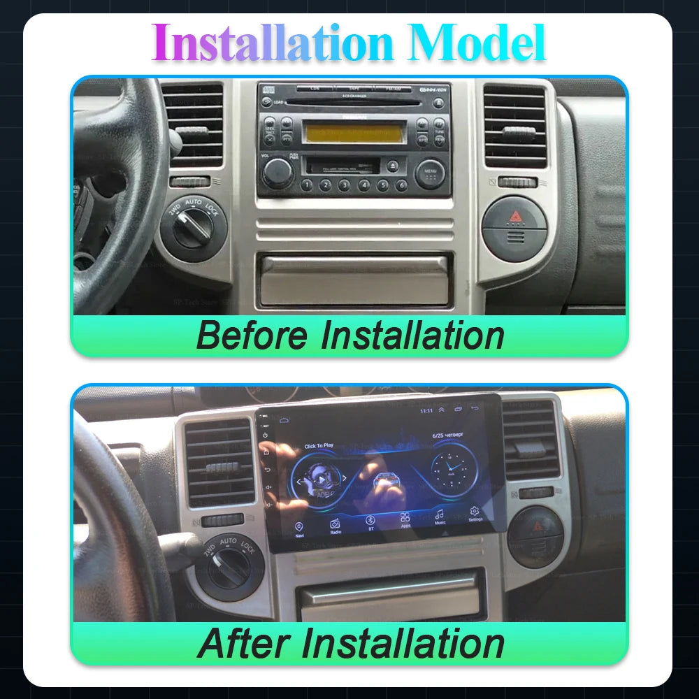Car Radio Android 16 For Nissan X-trail Xtrail 2003-2007 Carplay Auto Player Multimedia Vi | AUTOKITSHOP