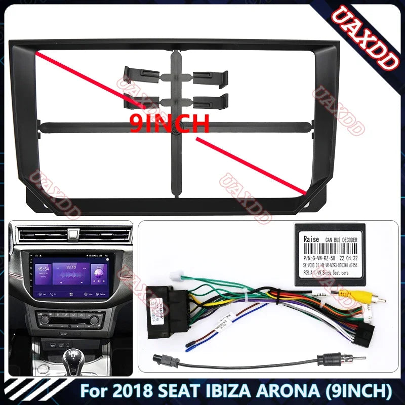 Car DVD Radio Android Stereo Harness Screens Accessories Navigation Dashboard Cable Frame