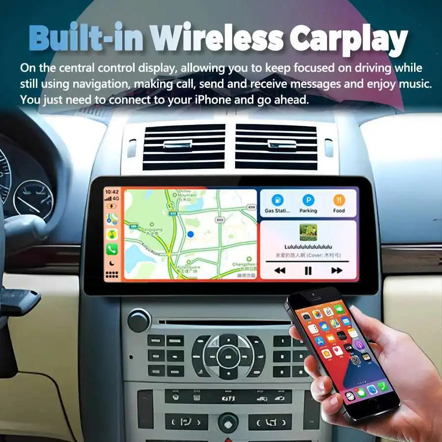 12.3inch 1920*720 Screen Radio Car Video Player Stereo For Peugeot 407 2004-2010 Android 1