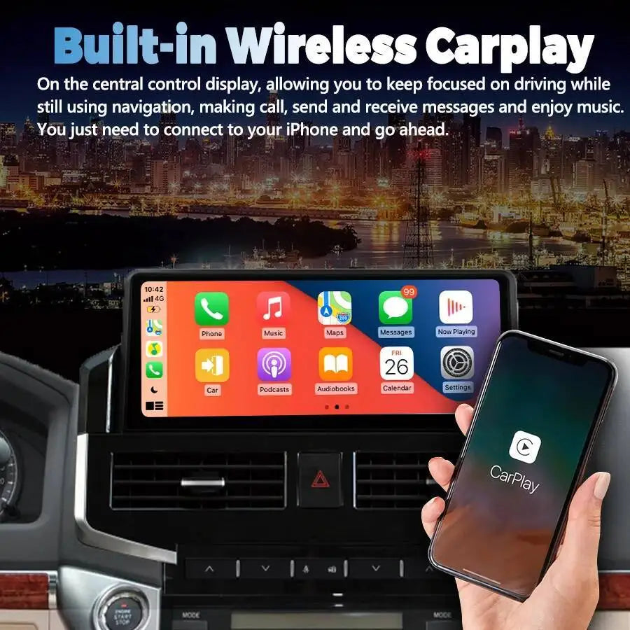 For Toyota Land Cruiser 200 LC200 LC300 2007-2021 Navigation Multimedia Player Head Unit 1 | AUTOKITSHOP