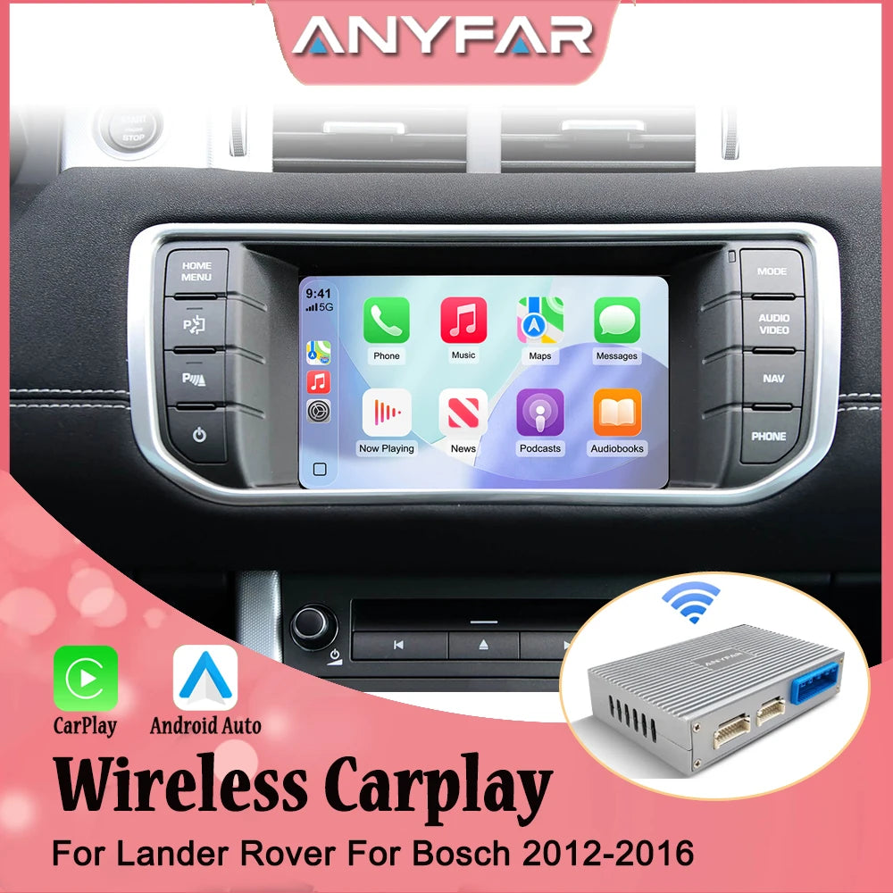 Wireless Carplay Android Auto Fits For Land Rover Jaguar Bosch Discovery 4 Evoque Freeland