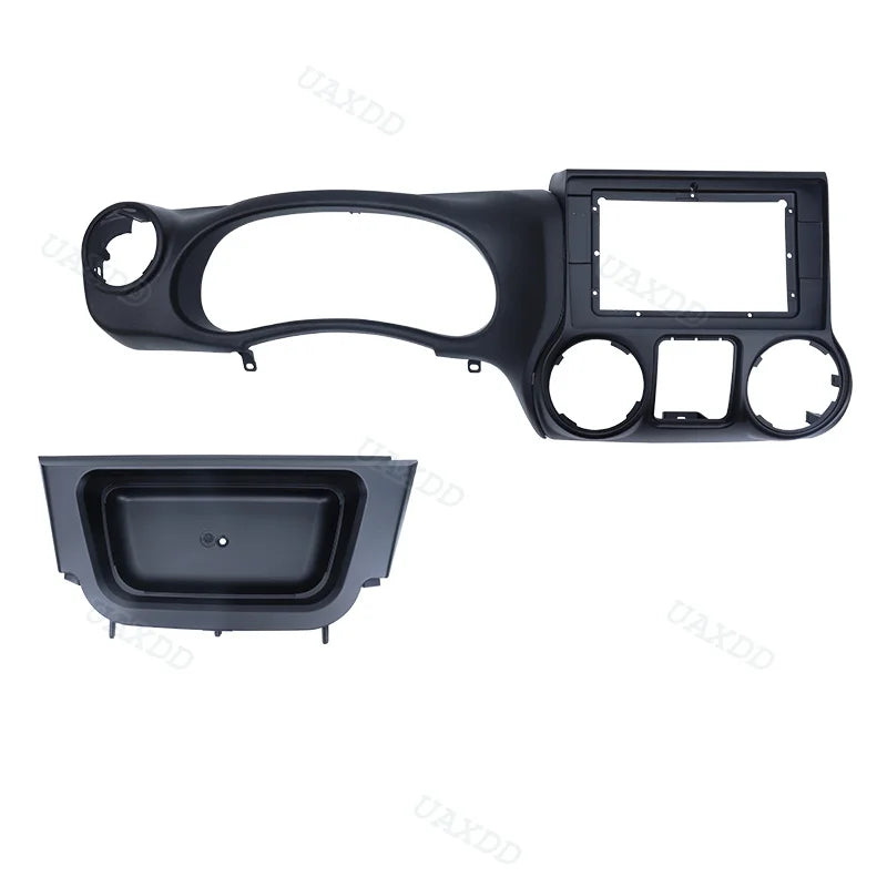 10.1inch Big Screen 2 Din Audio Face Plate Fascia Frame For Jeep Wrangler 2011-2016 car pa