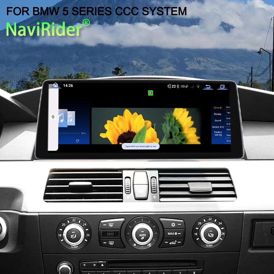 12.8" Android Car Radio For For BMW 5 Series E60 E61 E63 E64 2007-2010 CCC System Stereo M