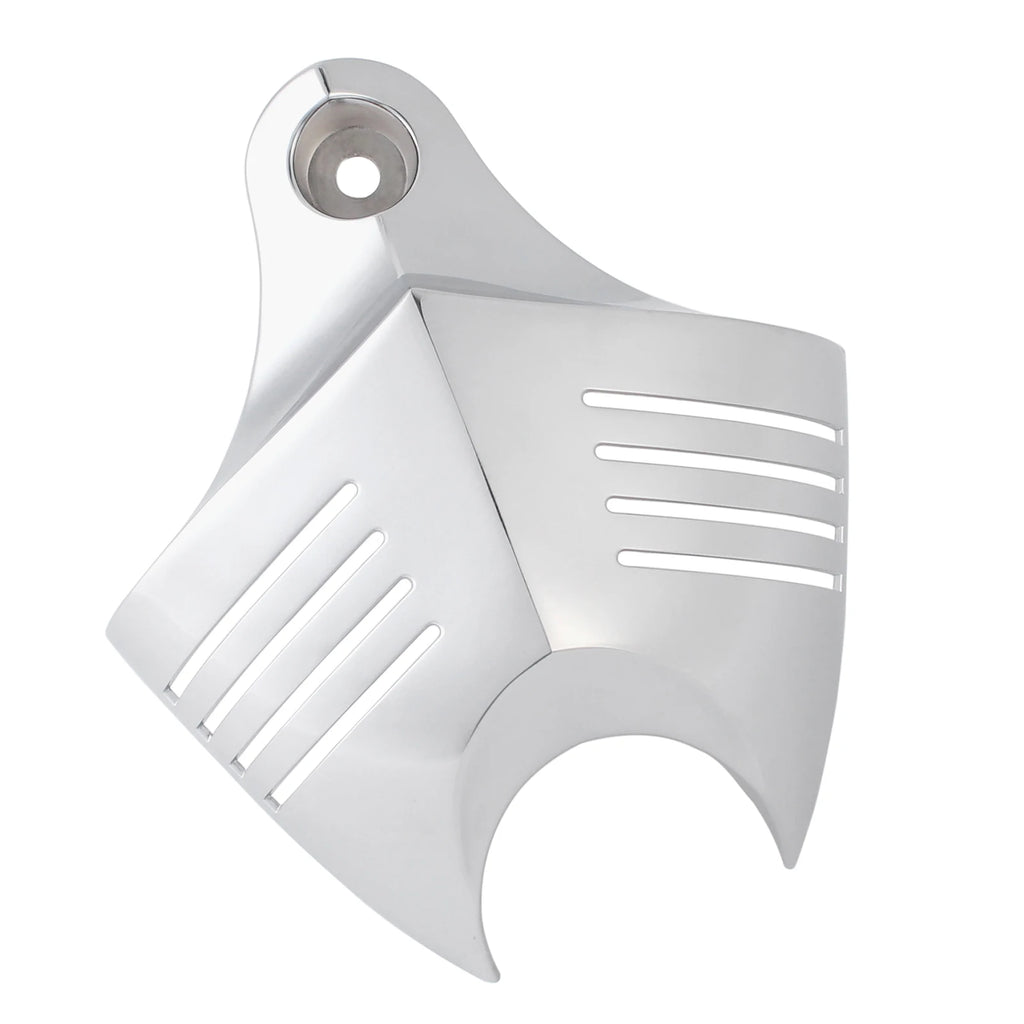 Chrome Motorcycle Big Twin Cowbell Horn Cover Fit For Harley Dyna Softail Sportster Road King St - Automotive LED Light
