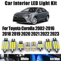 LED Interior Light Kit for Toyota Corolla 2002- 2018 - Canbus Dome Map Door Trunk Bulbs | AUTOKITSHOP