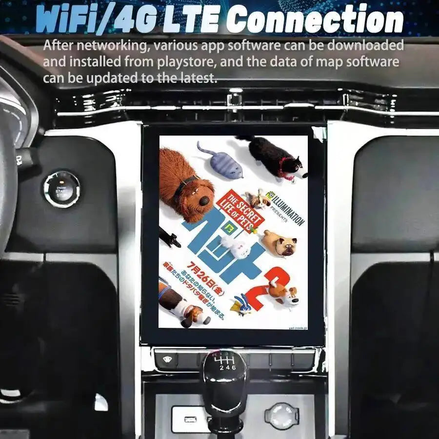 9.7" 4G Carplay Wifi Screen Car Radio Auto Screen Navigation Vertical Android Auto Multime