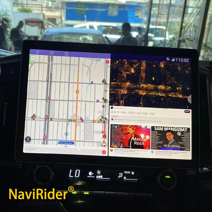 Car Radio Multimedia Video Player Android 14 For Toyota Hiace Auto Carplay GPS Navigation