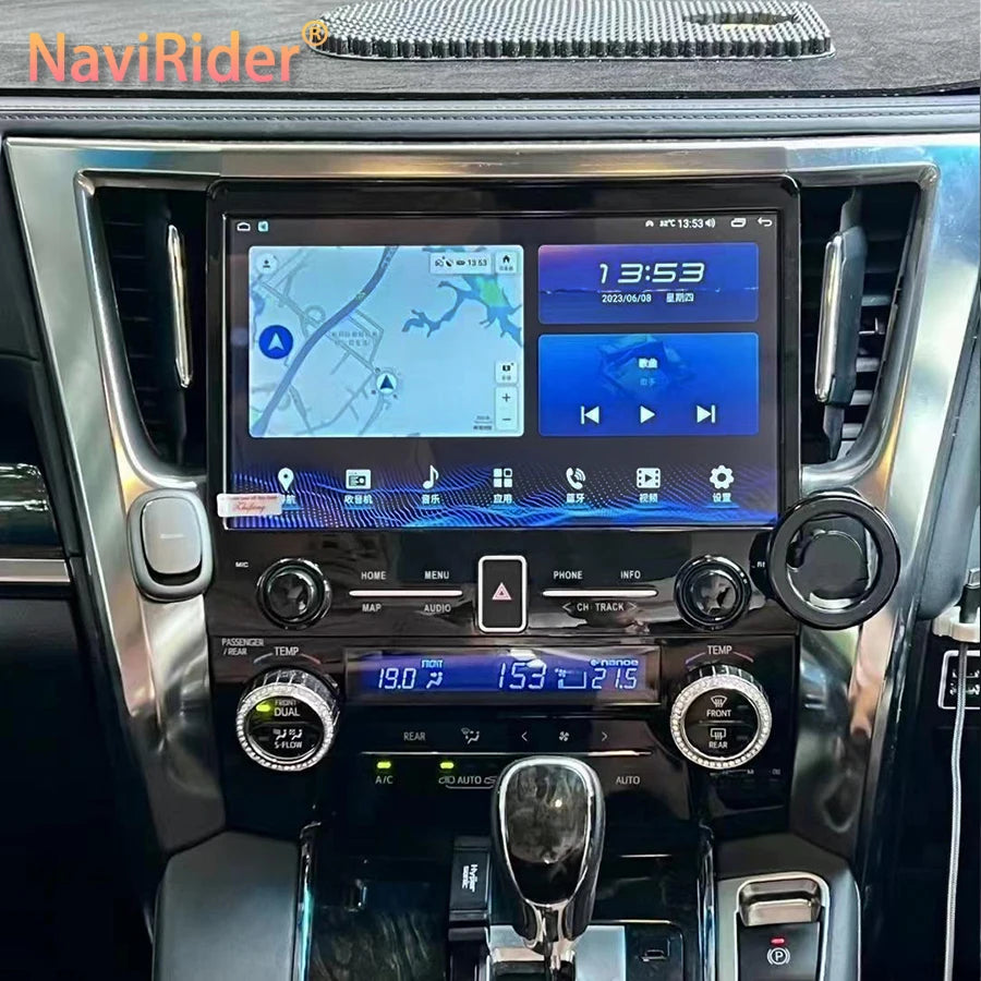 11.5inch Android 14 For Toyota Alphard 30 Vellfire 2015-2019 Car GPS Navigation Head Unit