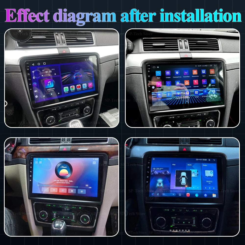 Car Radio For Skoda Superb 2 B6 2008 2009 2010 2011 - 2015 Carplay And Wireless Android Au | AUTOKITSHOP