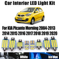 LED Interior Light Kit for KIA Picanto Morning 2004- 2017 - Canbus Dome Map Door Trunk Bulbs | AUTOKITSHOP