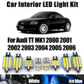 14-Piece LED Interior Light Kit for Audi MK1 TT 2000-2004 - Canbus Error-Free Interior Bulbs
