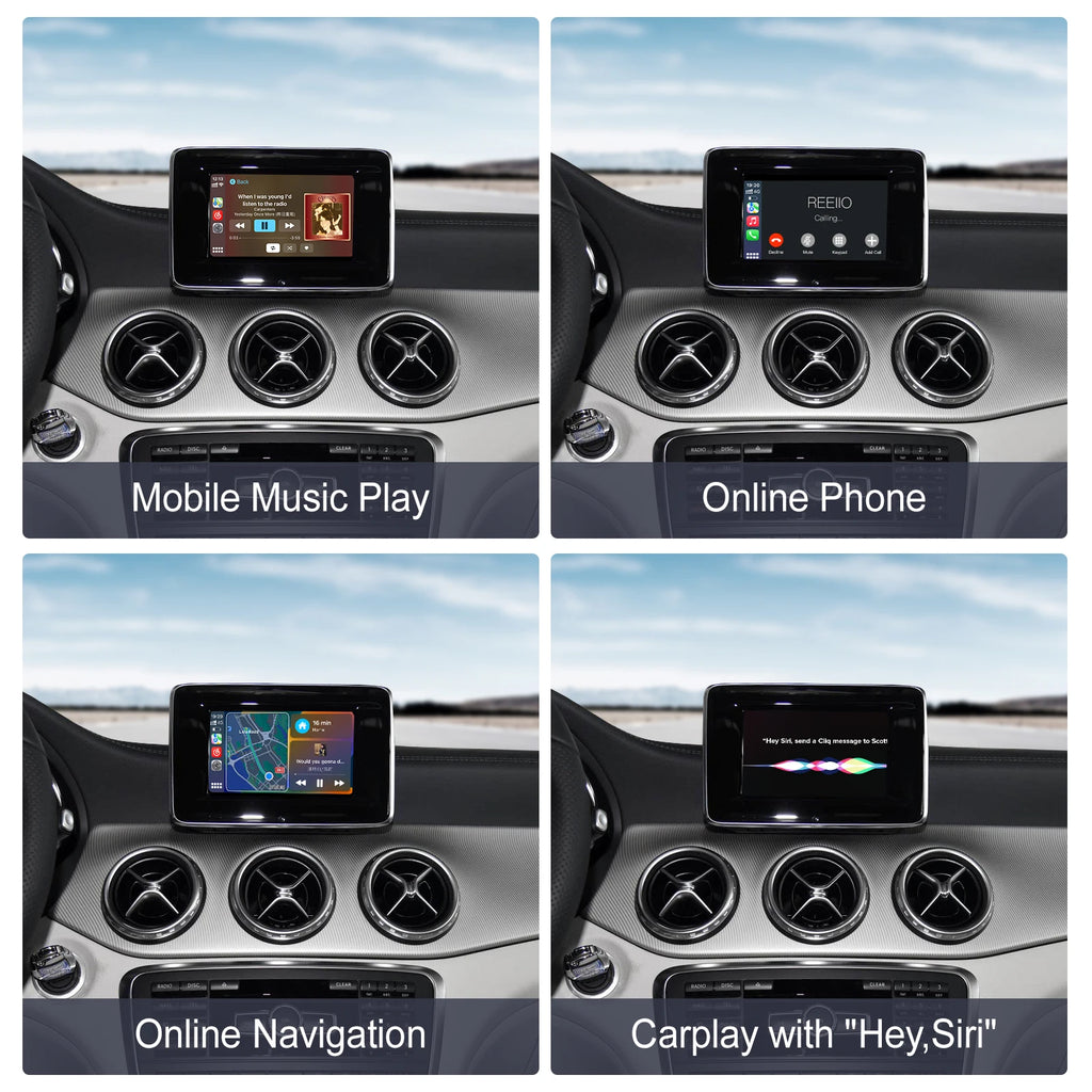 Wireless CarPlay Android Auto for Mercedes Benz A B C E Class GLA CLA GLK SLK CLS W204 W17