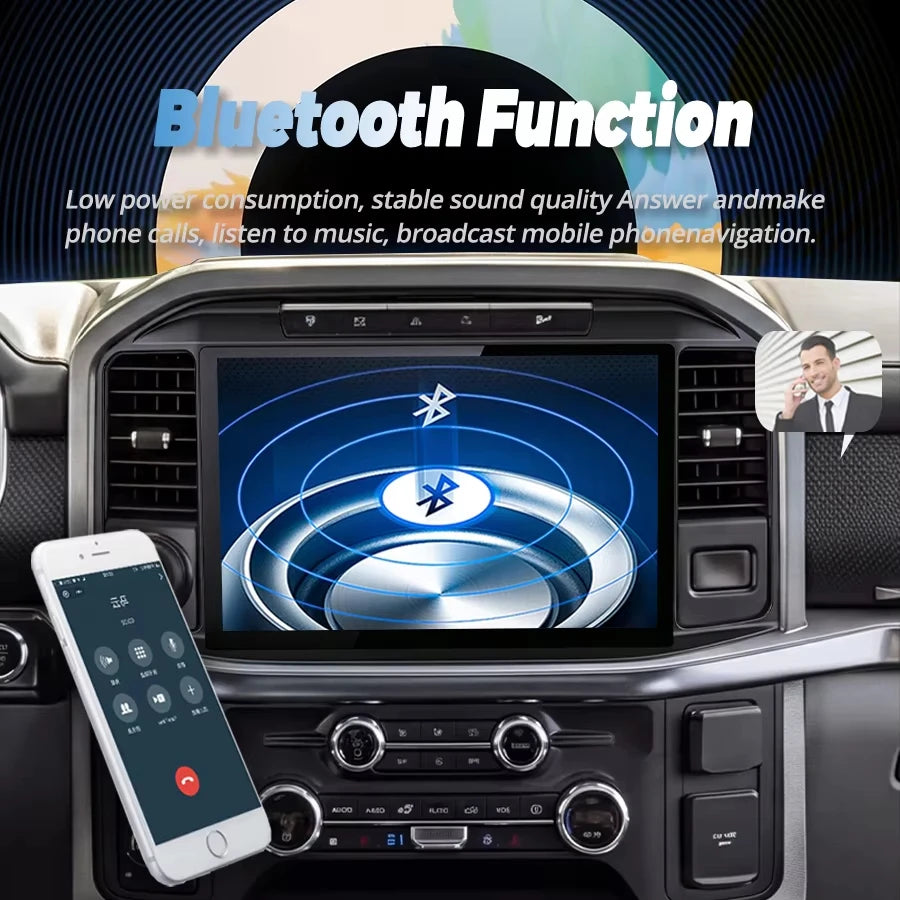 S New Andorid Screen For Ford F150 2015-2025 Car Radio GPS Navigation Stereo Head Unit Mul | AUTOKITSHOP