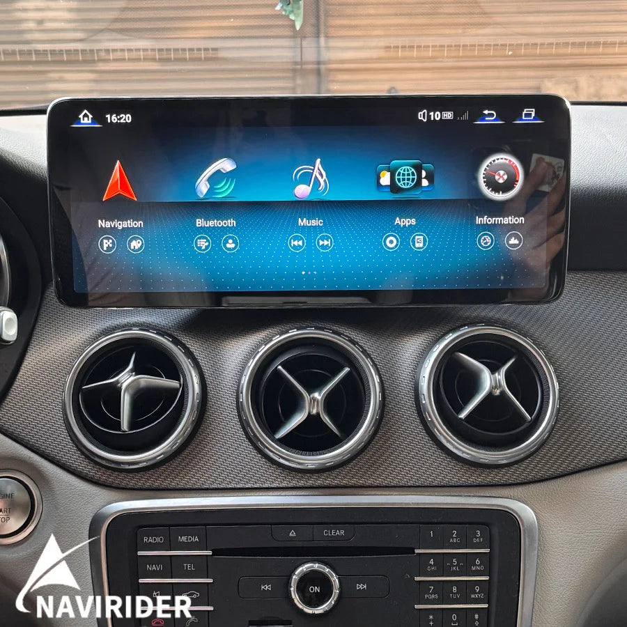 12.8inch Android Car Radio Video Player Multimedia 2400*960 Video For Mercedes Benz Gla CL