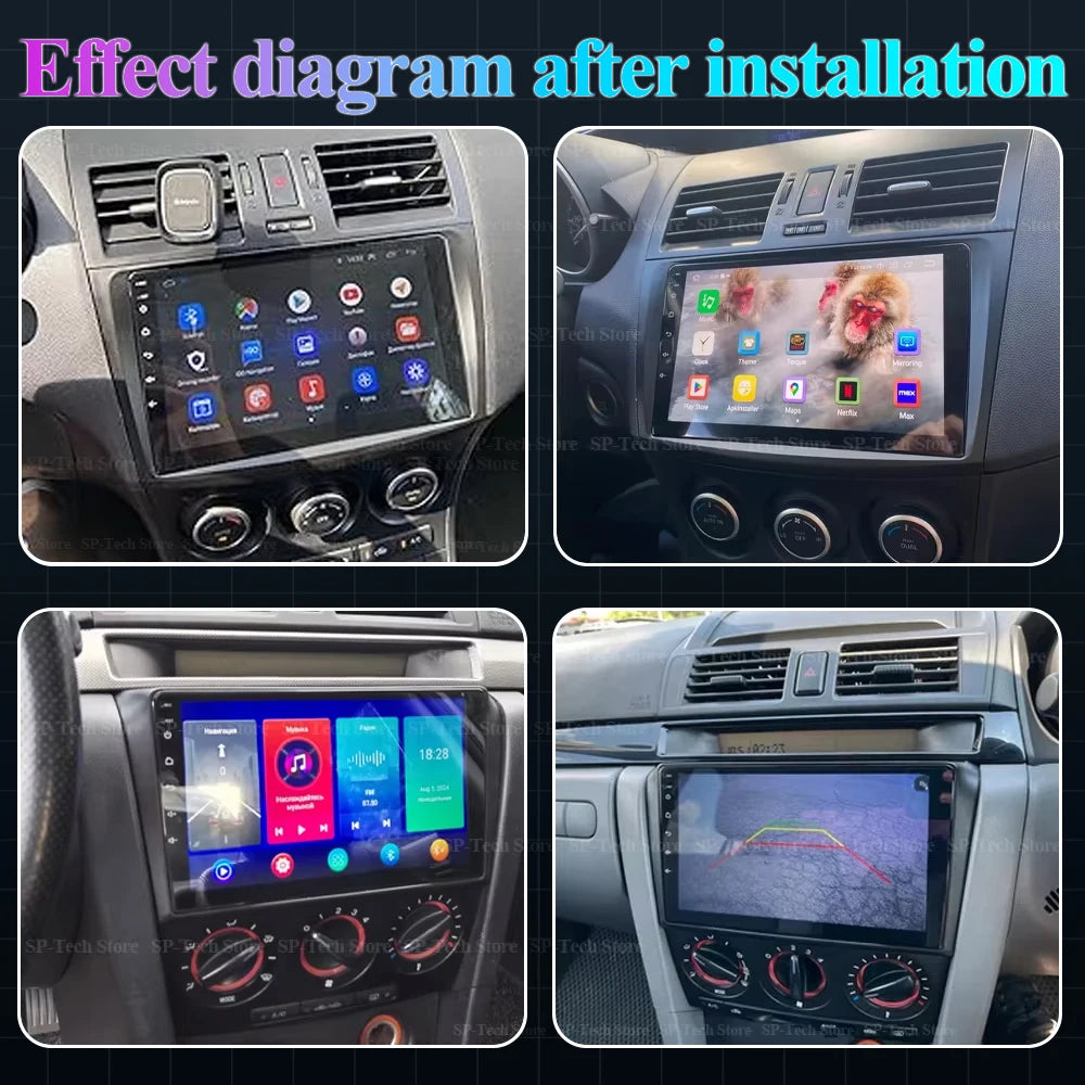 Android 16 For Mazda 3 2004-2009 2010 2011 2012 2013 Car Radio Multimedia Video Player 5g  | AUTOKITSHOP