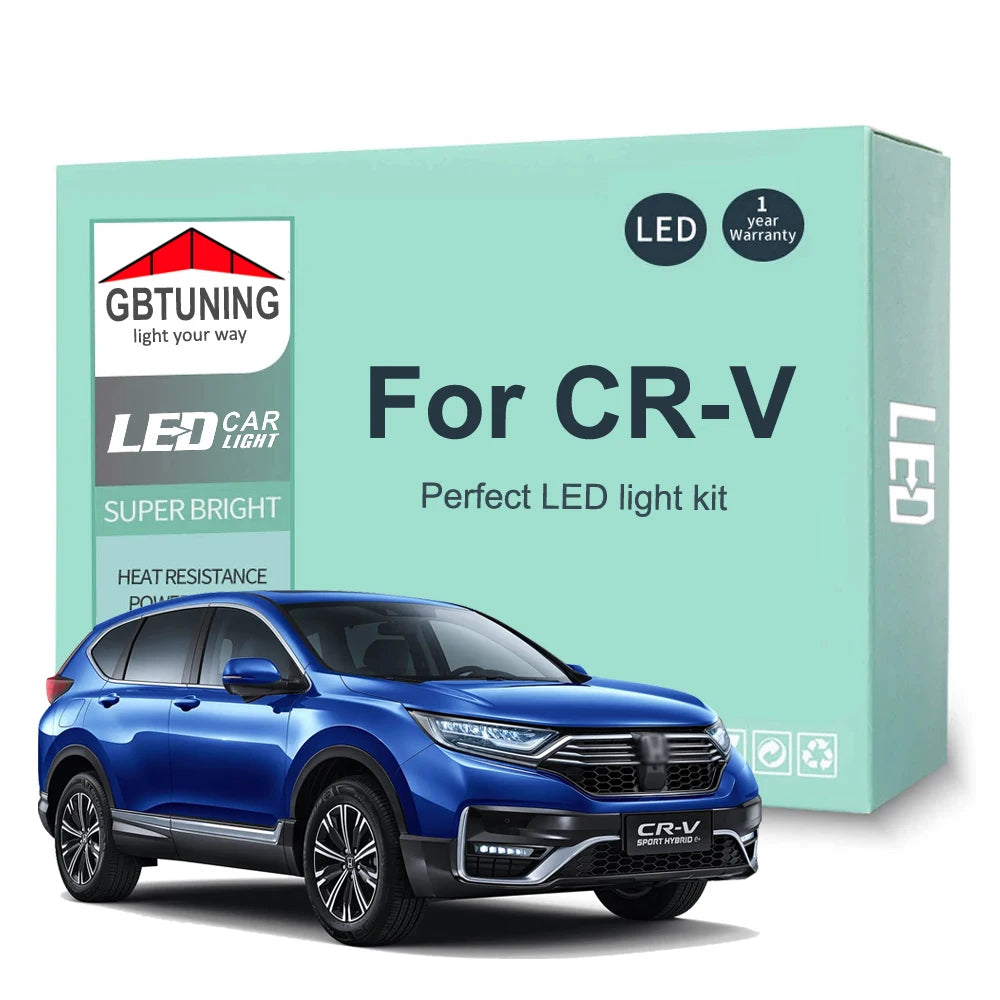 LED Interior Light Kit for Honda CRV CR-V I II III IV V 1995-2016 - Canbus Dome Map Door Trunk Bulbs | AUTOKITSHOP