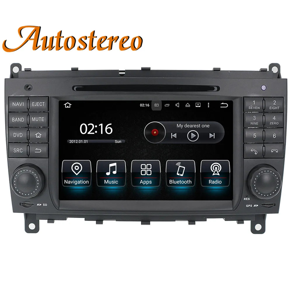 Carplay Android 13 Car Auto Stereo For Mercedes Benz CLK CLS W219 Multimedia Player Car GP